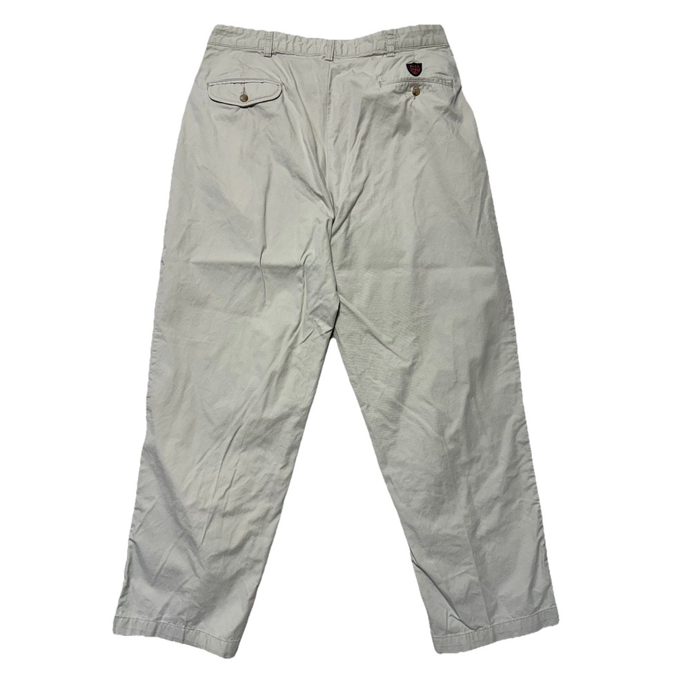Vintage Polo Ralph Lauren The Classic Golf Pant‎ Beige size 35x30 Made in USA - Picture 7 of 8
